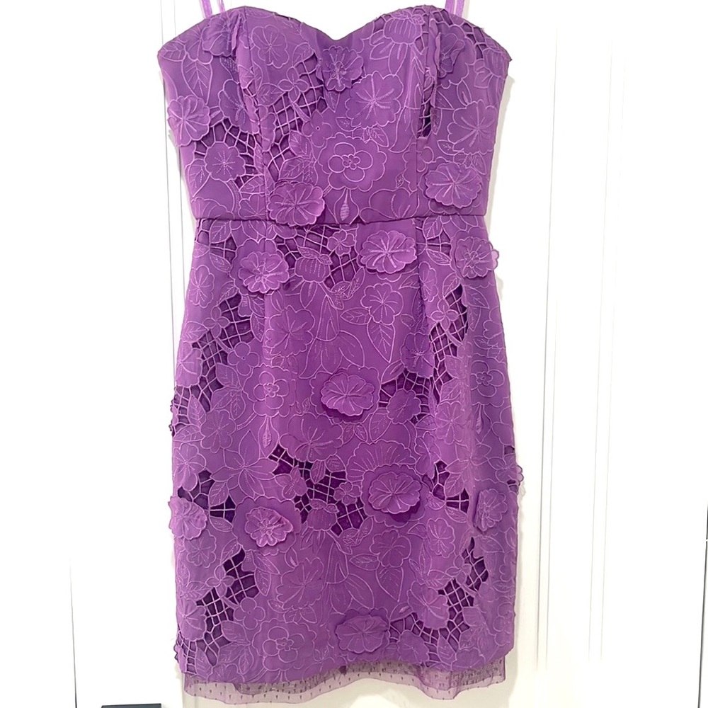 BCBG Maxazria purple dress, size 0